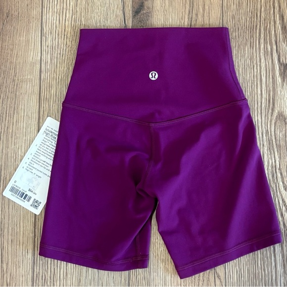 NWT Lululemon Align High Rise Shorts 6" In Chilled Grape Size 0 - Picture 1 of 6
